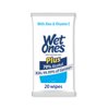 Wet Ones Plus Alcohol Hand Sanitizing Wipes Travel Pack, 20 Ct, Kills 99.99% of Germs, 0.16 lbs