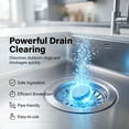 thumbnail image 5 of Strong Drain Effervescent Tablet for Kitchen and Bathroom Pipes, Quick Dissolving Drain Clog Remover, Sink Smell Remover, Dissolves 200 Clogs, Removes Odors, Unscented, 5 of 6