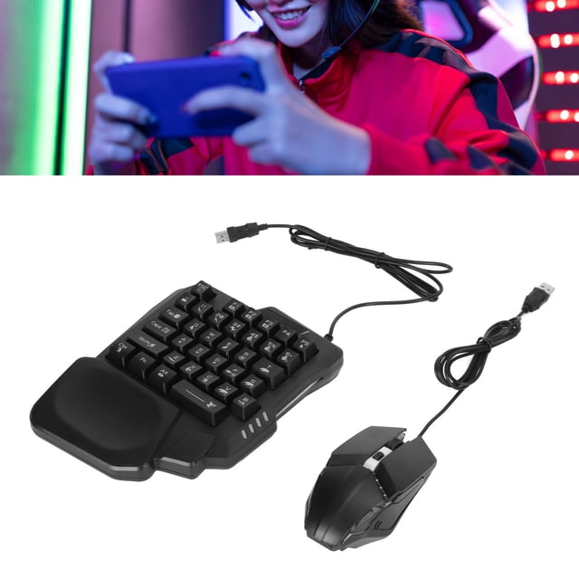 Convertidor De Ratón Y Teclado Para Juegos, Soporte Para Teléfono, Conversor De Ratón Y Teclado De Alta Sensibilidad, Combo 4 En 1 De Bajo Retraso Para Teléfono Móvil