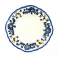 thumbnail image 2 of Blue Rose Polish Pottery Geranium Large Fruit Dish, 2 of 2