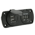 thumbnail image 3 of Fast Car Charger, Car Voltmeter Safe Waterproof  For Motorcycles For Yachts, 3 of 8