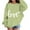 Vert Clair, variante sur Chandail en Molleton Imprimé Cœur pour Filles, Coupe Ample Col Rond Manches Longues avec Design Amour, Chemise Décontractée en Coton Doux pour Filles Tout-Petits, Plusieurs Couleurs Disponibles pour Usage Quotidien Rouge