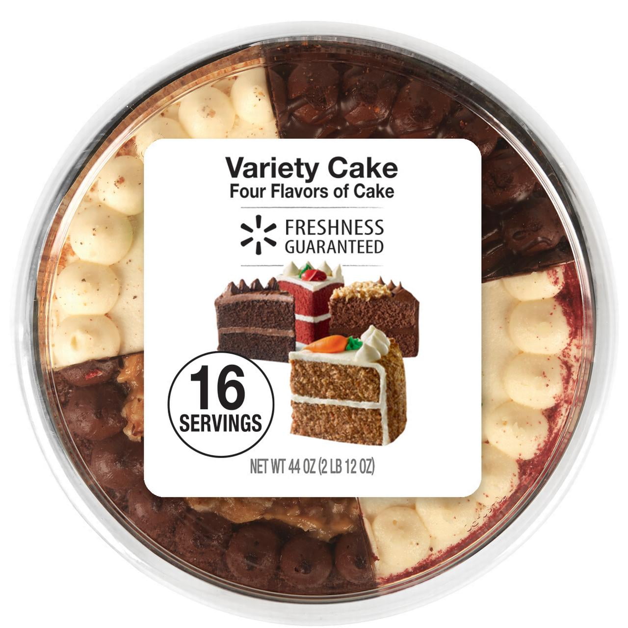 Freshness Guaranteed Variety Cake 44 Oz Walmart Com