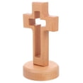 thumbnail image 1 of 1 Set Wooden Holy Cross Ornaments Cross Church Decoration Religious Adornments, 1 of 4