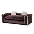 thumbnail image 3 of Moots Furry Pet Sofa Lounge Chocolate, Large, 3 of 8