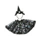 thumbnail image 5 of Disfraz de bruja de Halloween, ropa de bruja, disfraz creativo de bruja de Halloween para rol Negro, 5 of 9