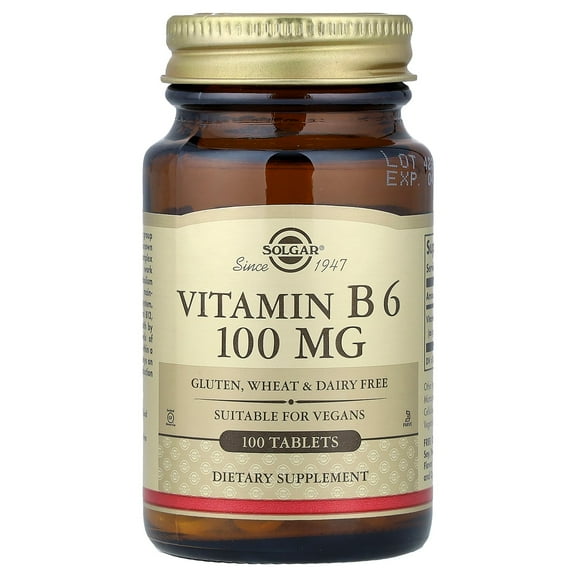 Solgar Vitamin B-6 100mg 100 Tablet