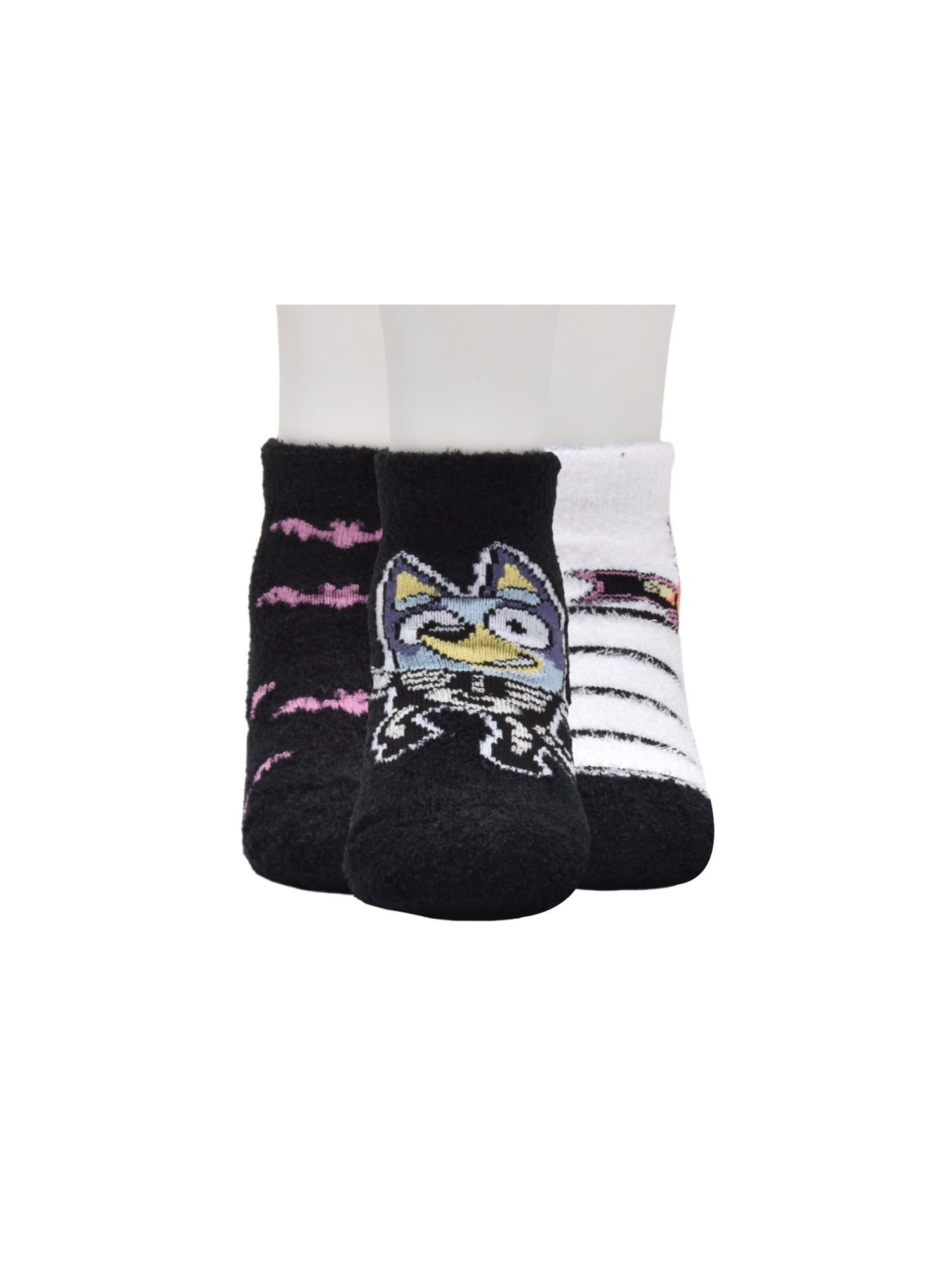 Character Halloween Cozy Quarter Socks, 3- Pack, Sizes 12M- 5T