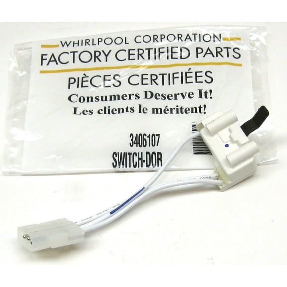 3406107 Dryer OEM Door Switch for Whirlpool