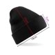 thumbnail image 2 of Sombreros para hombre y mujer, con forro polar, cálidos, de invierno, unisex, con puños, 2 of 2