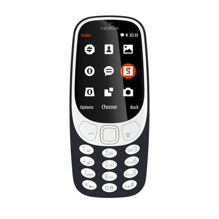 Nokia 3310 3G 128MB Smartphone (Unlocked), Charcoal