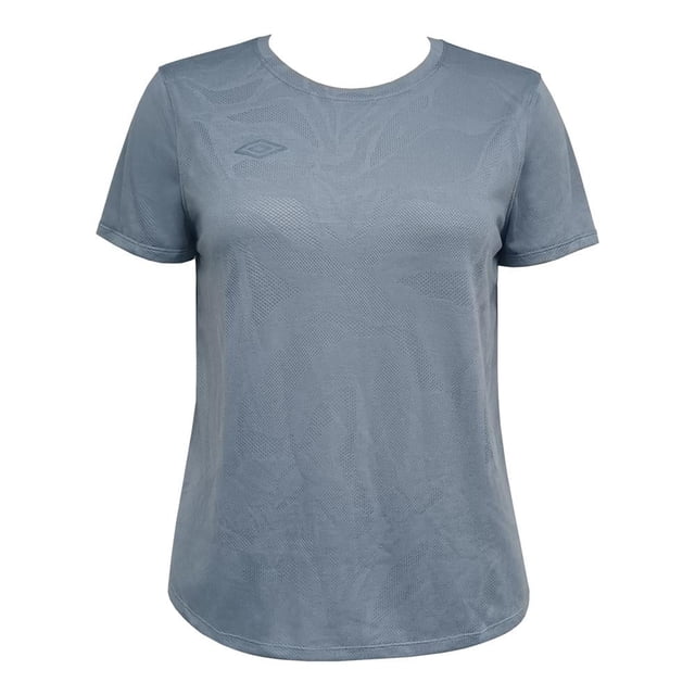 Playera Umbro Para Mujer, Deportiva De Manga Corta Talla EEG Color Gris