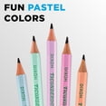 thumbnail image 6 of Ticonderoga Wood Pencils, Presharpened, #2 HB .3 mm Lead, Pastel Assorted, 12 Count, 6 of 8
