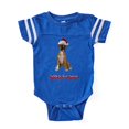 thumbnail image 1 of CafePress - Christmas Boxer - Cute Infant Baby Football Bodysuit, 1 of 1