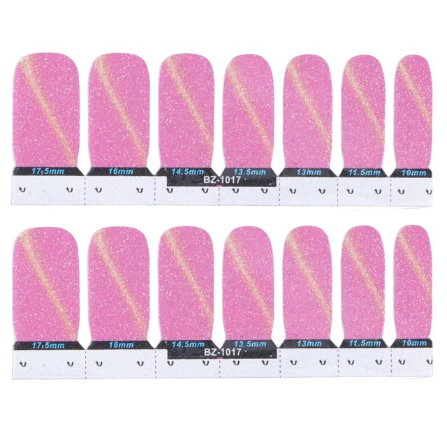 Adhesive Nail Wraps,14pcs Nail Polish Strip Nail Polish Strip Nail Full Wrap Power Packed Performance