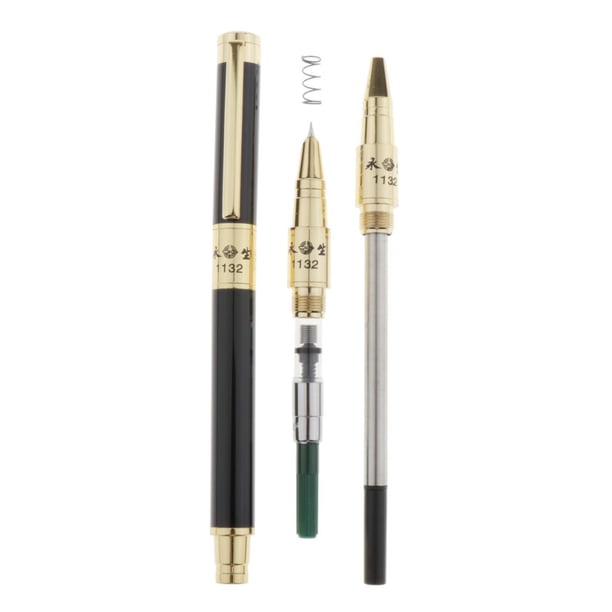 / Set Fountain Ink Pen Nib Pen Caligrafía Oficina Papelería Gloria Pluma de tinta de la pluma