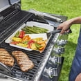 thumbnail image 3 of Henckels BBQ 2-pc Stainless Steel Grill Topper And Basket Set, 3 of 7