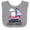 Heather and White, variant on Inktastic Grandpa First Mate Grandchild Sailing Boys or Girls Baby Bib