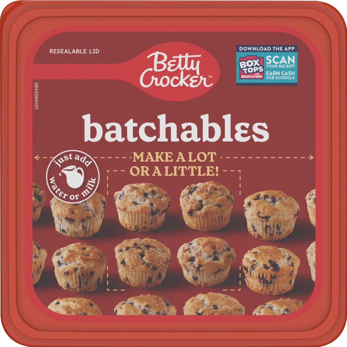 (4 pack) Betty Crocker Batchables Blueberry Muffin Mix, Mix and Bake 4 to 12 per batch, 28 oz.