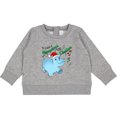 thumbnail image 2 of Inktastic I Want a Hippopotamus for Christmas Hippo in Santa Hat Baby Sweatshirt, 2 of 4
