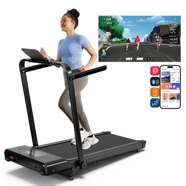 3 in 1 Folding Treadmills for Home, 3.0HP Powerful and Quiet Under Desk Treadmill, 300 lbs Capacity Foldable Walking Pad Treadmill with Remote Control and Space Saving, Free Installation
