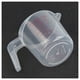 thumbnail image 4 of 3X Jarra Medidora de Laboratorio Casero de 500 Ml, Jarra de PláStico, Recipiente de Vertido, 4 of 5
