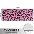 thumbnail image 5 of Kitchen Rugs Sets Of 2,Pink and Black Of Leopard Print Anti Fatigue Kitchen Mat Rugs Non Slip Washable,Decorative Kitchen Floor Mats for Kitchen,Sink,Laundry,17"X47", 5 of 5