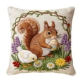 thumbnail image 2 of kladzum 18x18 Inch Easter Throw Pillow Covers - Embroidered Decorative Pillow Case for Sofa, Bedroom & Spring Decor, 2 of 7
