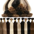 thumbnail image 5 of SEGO I Tip Hair Extensions Human Hair Highlight Remy Straight Ombre Stick Tip Keratin Real Human Hair Extensions, 5 of 8