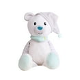 thumbnail image 4 of Juguete de peluche para ayudar a dormir al bebé, máquina de sonido de peluche con luces que acompañan a los juguetes, oso blanco, 4 of 9