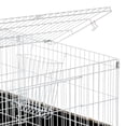 thumbnail image 3 of Vibrant Life Soft Sided Guinea Pig Habitat, Indoor/Outdoor Canvas-Bottomed Pet Cage, White, 48.03" x 27" x14.17", 3 of 8