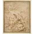 thumbnail image 3 of Cornelis Schut 12x14 Black Modern Framed Museum Art Print Titled - Massacre of The&nbsp;Innocents, 3 of 5