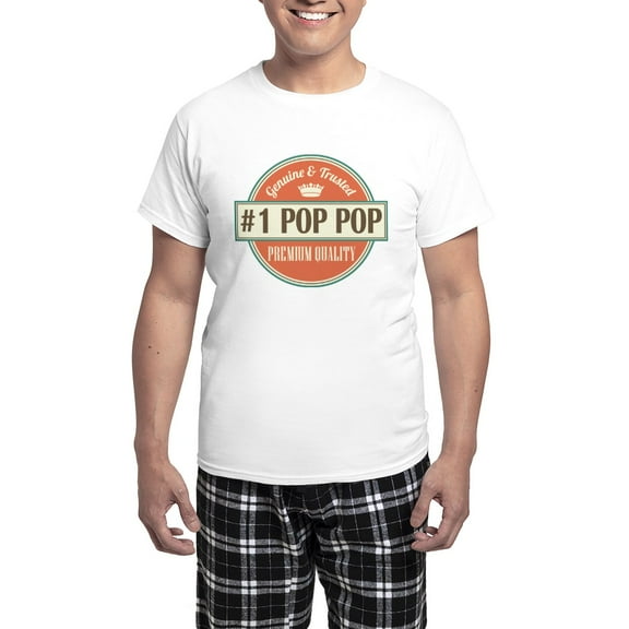 CafePress - Poppop Grandpa Pajamas - Men's Light Loose Fit Cotton Pajama Set