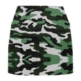 thumbnail image 7 of FAOWME Women's Skirts High Waist Camouflage Print Comfortable Breathable Fitness Yoga Skirt Built In Shorts For Sports Activities,Green,Xxxxxl, 7 of 7