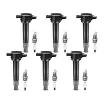 Ignition Coil Set with Spark Plugs 6 - Compatible with 2006 - 2010 Dodge Charger 2007 2008 2009