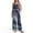 Abstract Flower Tie Dye, variant on Brown Leopard Zebra Snake Skin Pattern Womens 2 Piece Summer Sets Cotton Linen Casual Sleeveless Crop Top and Wide Leg Pants Set, Loose Loungewear, Vacation Travel Outfits, Size XL