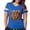 Royal Blue, variant on CafePress - All The Autumn Leaves T Shirt - Womens Football Shirt