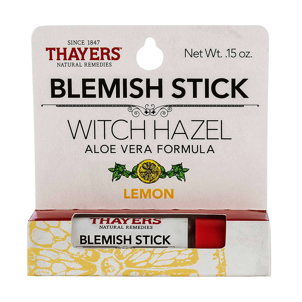 Thayers Lemon Witch Hazel Blemish Stick, 0.23 Oz, 6 Pack