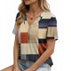 thumbnail image 5 of TaTaai Printed Tunic Soft Comfortable Women's Fashion V-Neck Short Sleeve Loose Casual Business Spring Summer 2026 Versatile Top Gift, 5 of 8