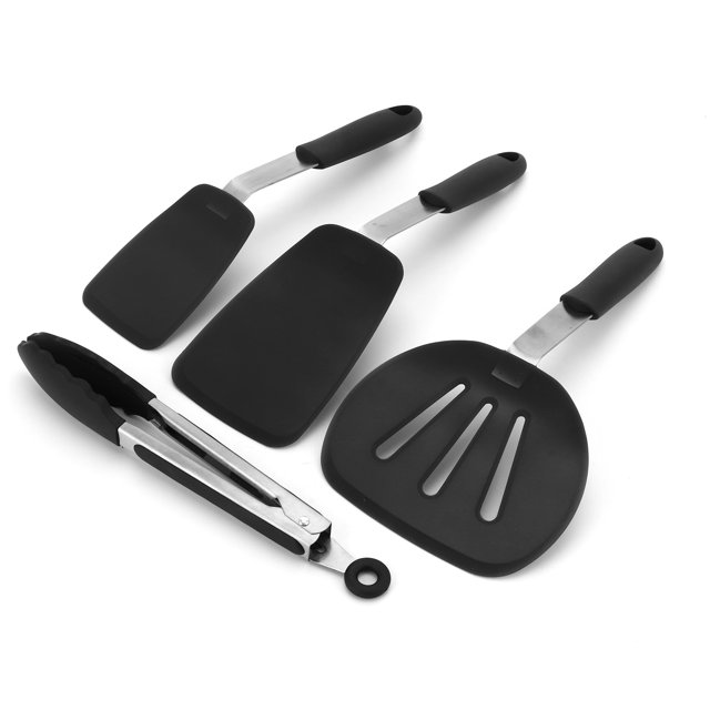 Juego de 4 espátulas de silicona antiadherentes Jadeshay para cocinar