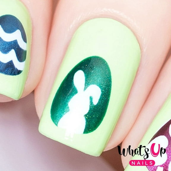 Whats Up Nails - Egg-stra Special Vinyl Stencils Nail Art Design
