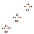 thumbnail image 1 of QualitChoice 4pair Vintage Drop Earrings Every Occasion Suitable Occasions Boho Earrings 3Set, 1 of 6