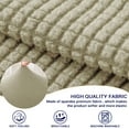 thumbnail image 3 of Juego de fundas para reposabrazos, 2 fundas elásticas para brazos de sillón, gorros de poliéster suave, protectores antideslizantes para muebles para silla, sofá, 3 of 6