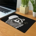 thumbnail image 4 of WIRESTER 13.77x10.23 in Rectangle Mouse Pad with Non-Slip Rubber Base for Computers, Laptop, Office & Home - Raccoon Hands Out, 4 of 5