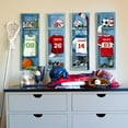 Oopsy Daisy Basketball Locker Growth Chart - Wall Art For Kids, 12x42 Inches