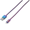 Blackweb Sync & Charge Cable with Lightning Connector 5', Rainbow