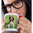 thumbnail image 2 of 3dRose, For Love Of A Beagle, 11oz Two-Tone Red Mug, 2 of 7