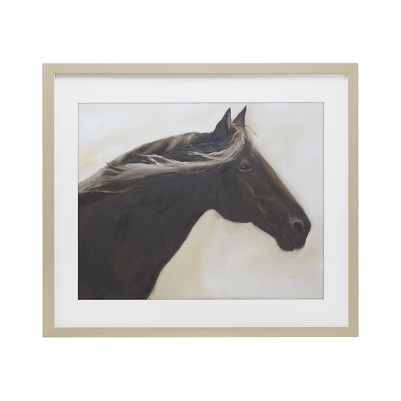 Stupell Industries The Mare In Profile Birch Framed Print Under Glass, design by Jadei Graphics