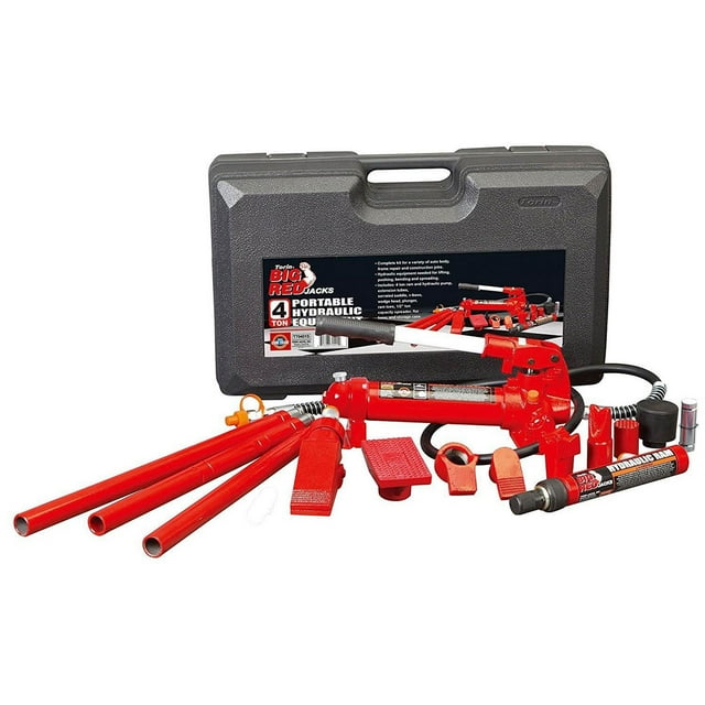 Torin T70401S 4 Ton Porta Kit de Réparation de Châssis de Vérin Hydraulique et Étui de Transport