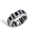 thumbnail image 1 of Anillo Giratorio Bagua Sonducket Moda Punk Acero Titanio, 1 of 6
